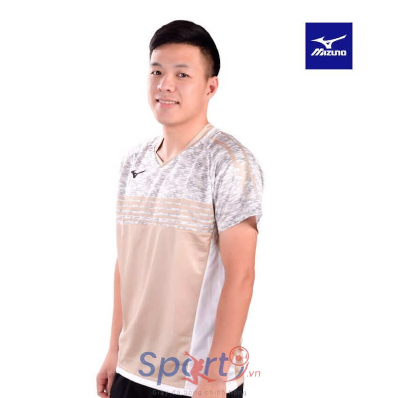 MIZUNO ÁO T-SHIRT CẦU LÔNG MIZUNO ĐEN